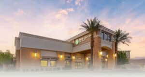 The exterior of Skye Canyon